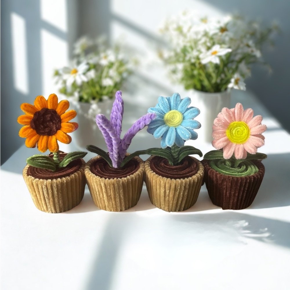 Handmade Mini Potted Forever Flowers